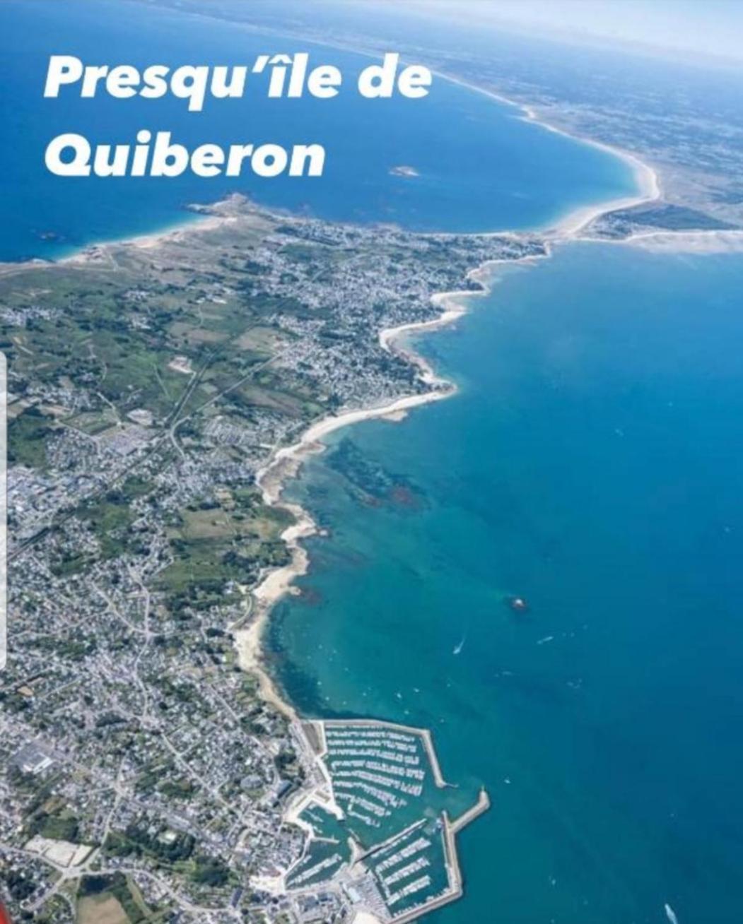 Appartement Cocon A Quiberon Dans Residence Calme, Plages Et Centre Ville A Pied Ou A Velo Pour 2 A 4 Personnes Exteriör bild