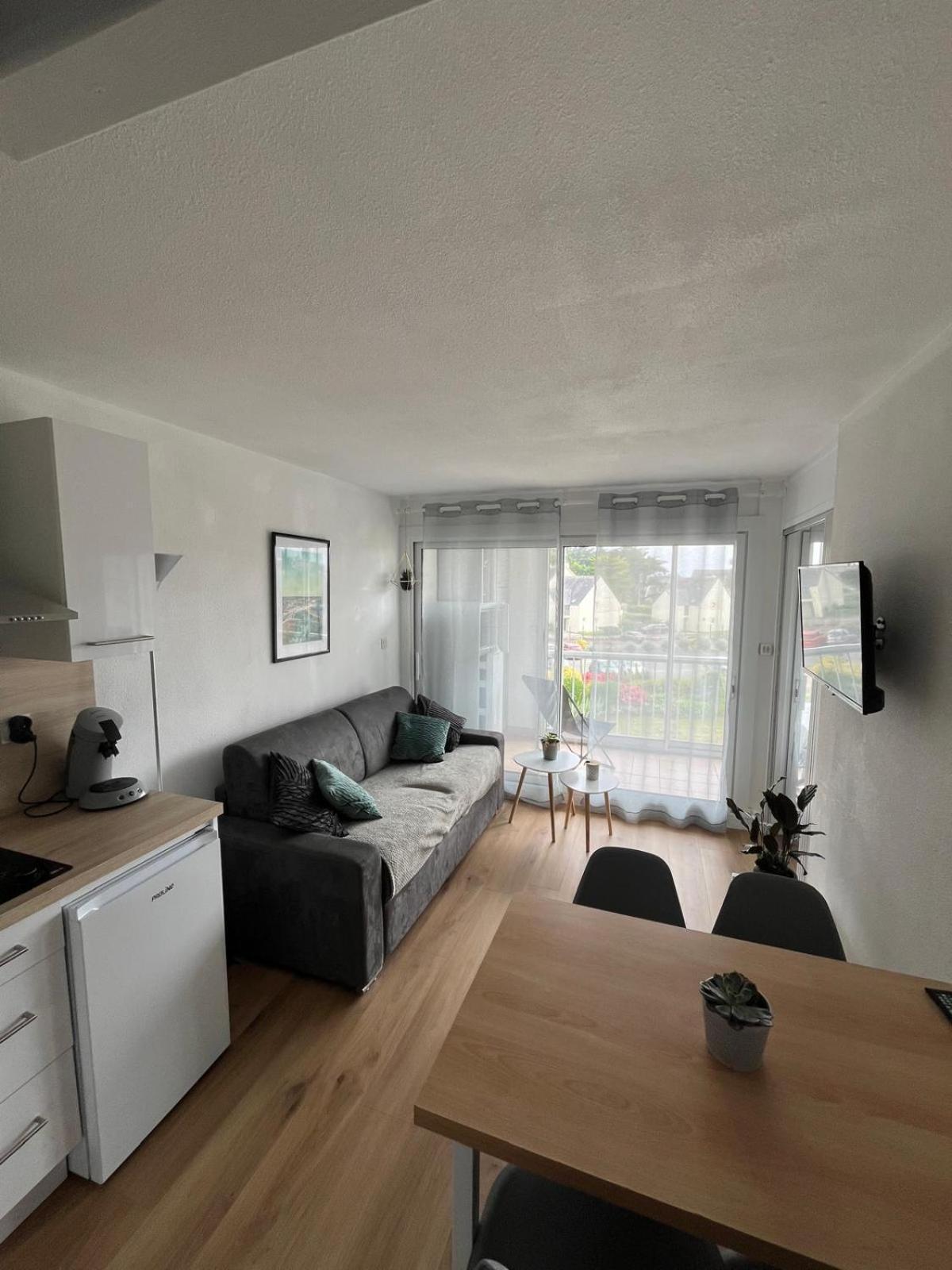 Appartement Cocon A Quiberon Dans Residence Calme, Plages Et Centre Ville A Pied Ou A Velo Pour 2 A 4 Personnes Exteriör bild
